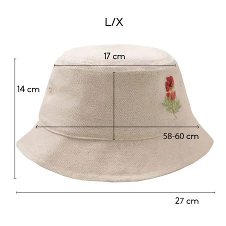 Kapelusz bucket hat Mak KABAK x Kombinat Konopny