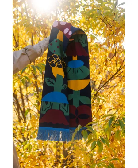 Organic cotton scarf Totem Mother Nature