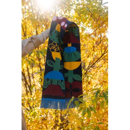 Organic cotton scarf Totem Mother Nature