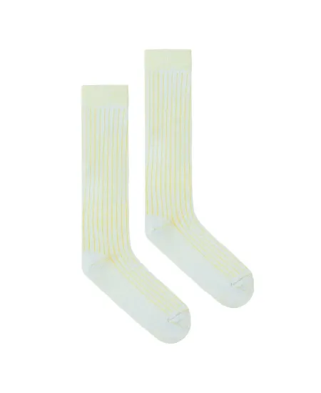 Light blue knee-high...
