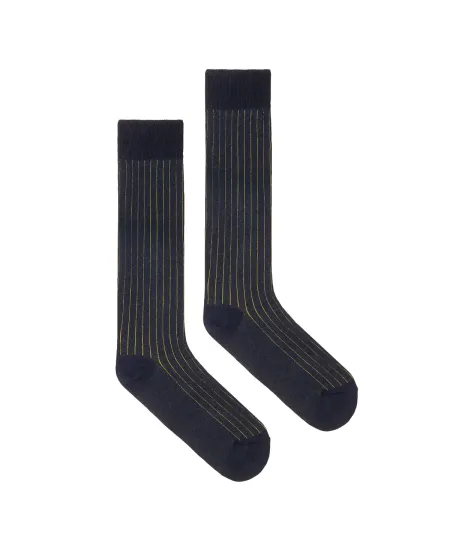 Navy knee-high organic...