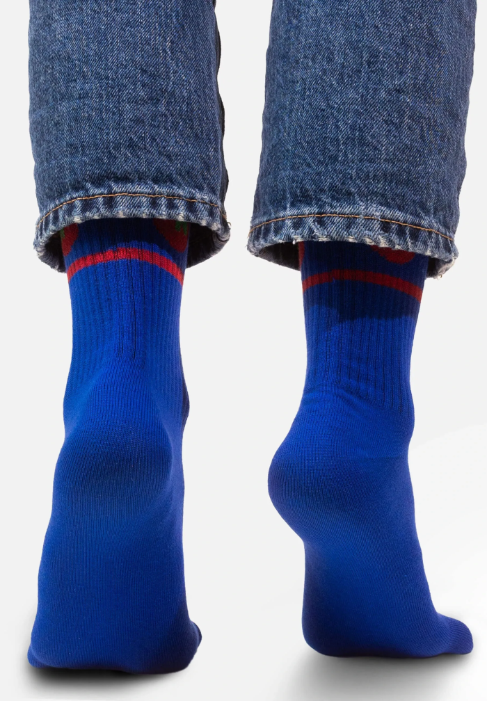 Sport organic cotton socks with Tomatoes