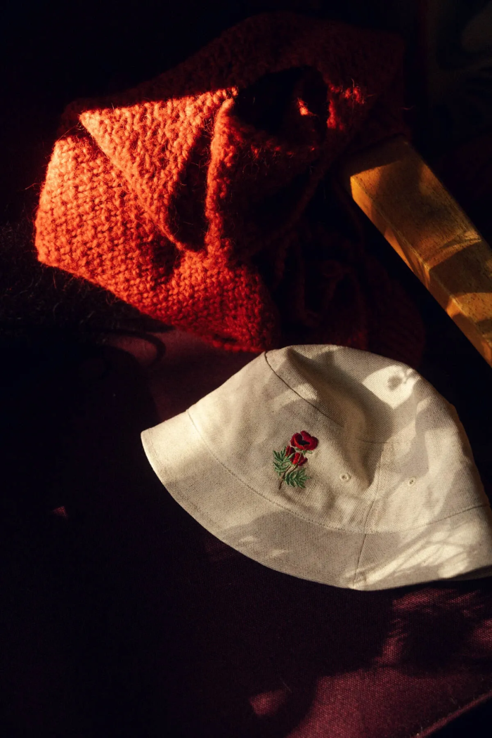 Kapelusz bucket hat Mak KABAK x Kombinat Konopny