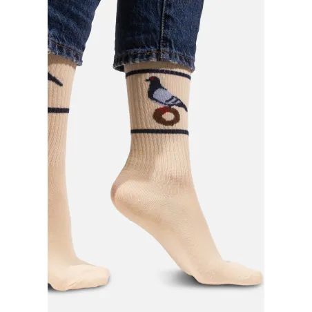 Sport organic cotton socks with Pigeon
