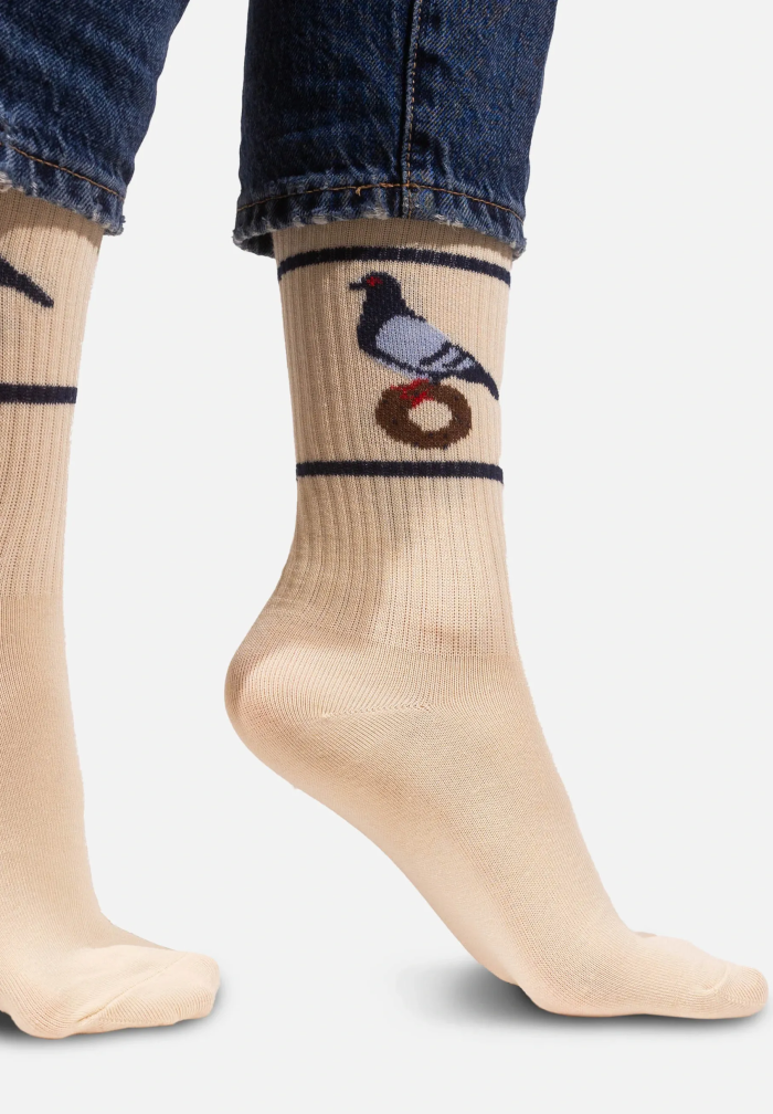 Sport organic cotton socks with Pigeon