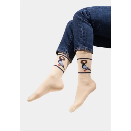 Sport organic cotton socks with Pigeon