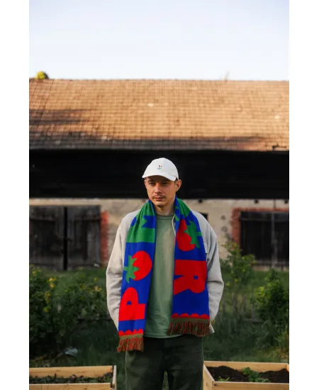 Organic cotton scarf Tomato