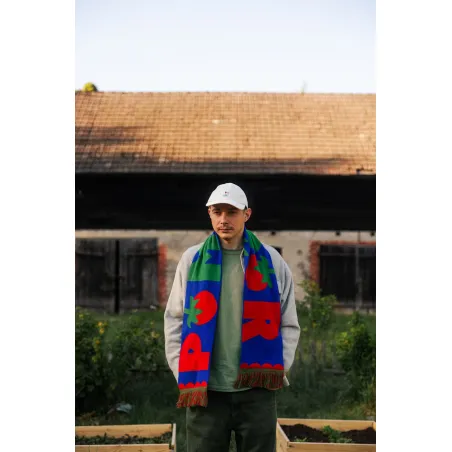 Organic cotton scarf Tomato