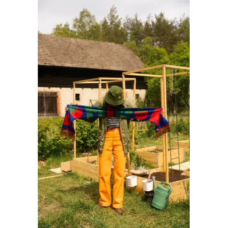 Organic cotton scarf Tomato