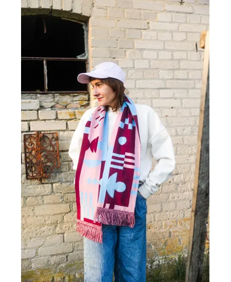 Organic cotton scarf Of my God!