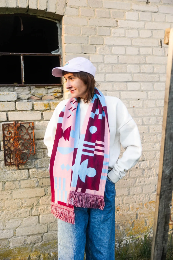 Organic cotton scarf Of my God!