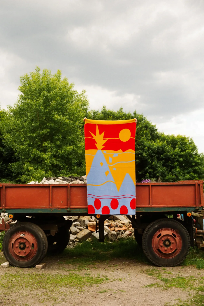 Organic Cotton Blanket Volcanoes
