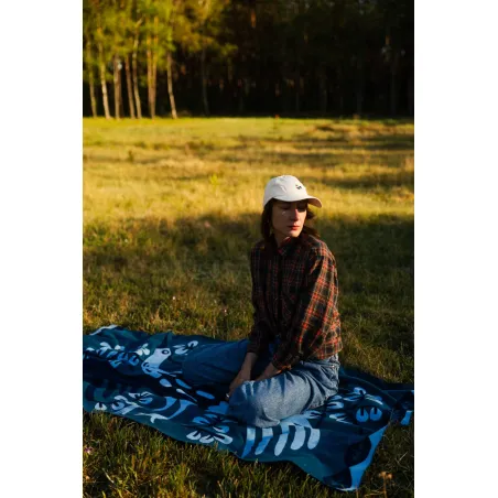 Organic Cotton Blanket Crane
