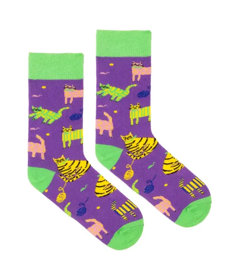 Socks organic cotton violet...