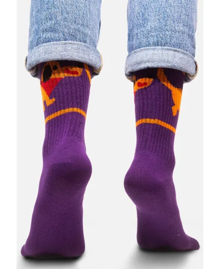 Sport organic cotton socks with Dachshund