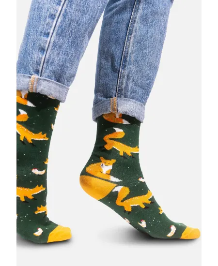 Socks organic cotton Incredible Mr. Green Fox