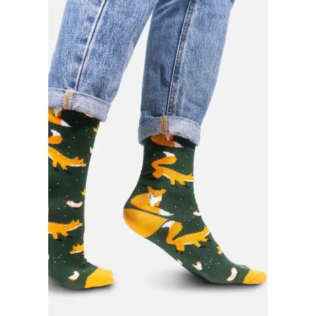 Socks organic cotton Incredible Mr. Green Fox