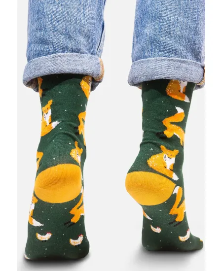 Socks organic cotton Incredible Mr. Green Fox