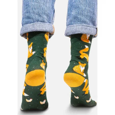 Socks organic cotton Incredible Mr. Green Fox
