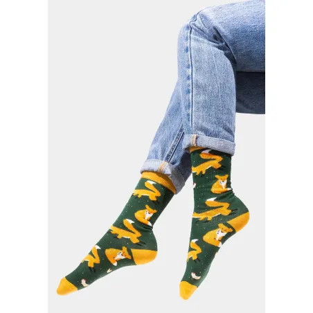 Socks organic cotton Incredible Mr. Green Fox