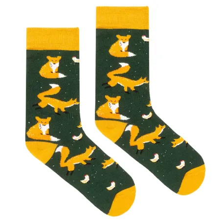 Socks organic cotton Incredible Mr. Green Fox
