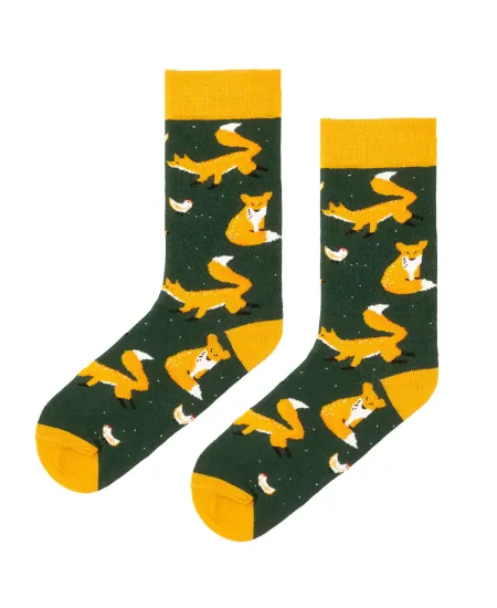 Socks organic cotton Incredible Mr. Green Fox