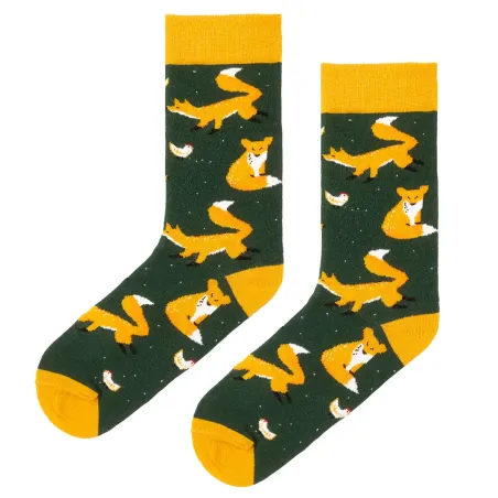 Socks organic cotton Incredible Mr. Green Fox