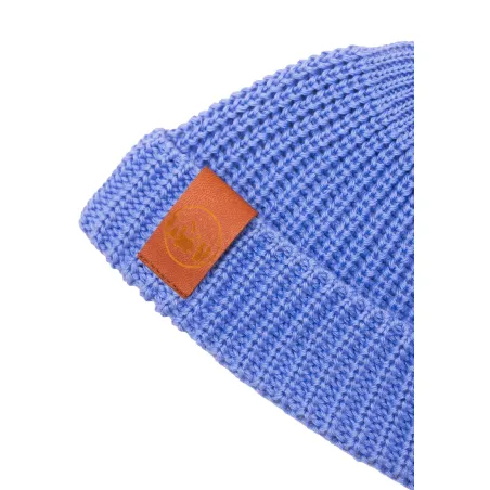 Sky-blue organic cotton burglar beanie