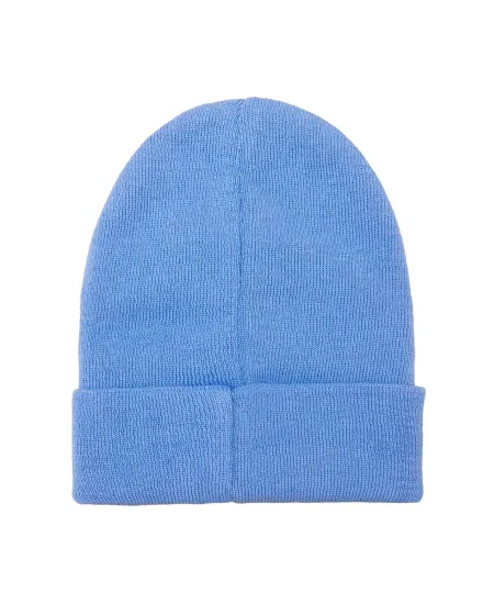 Czapka beanie z bawełny organicznej jasnoniebieska
