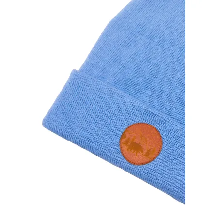 Light blue organic cotton classic beanie