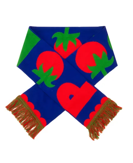 Organic cotton scarf Tomato