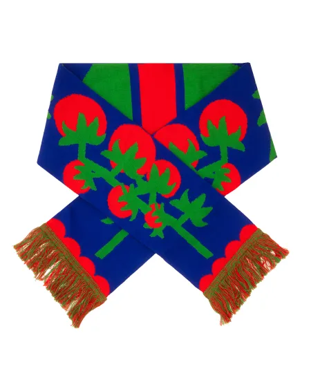 Organic cotton scarf Tomato