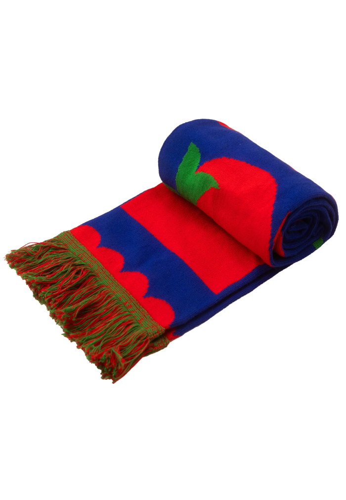 Organic cotton scarf Tomato
