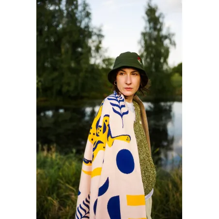 Organic Cotton Blanket Panthers