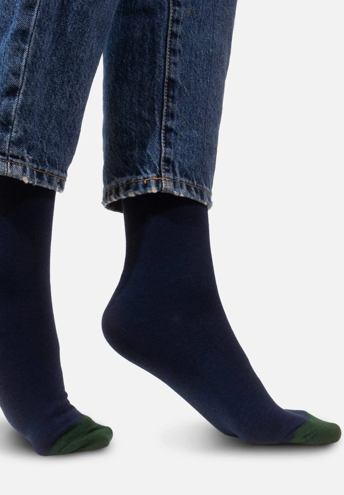 Navy blue socks