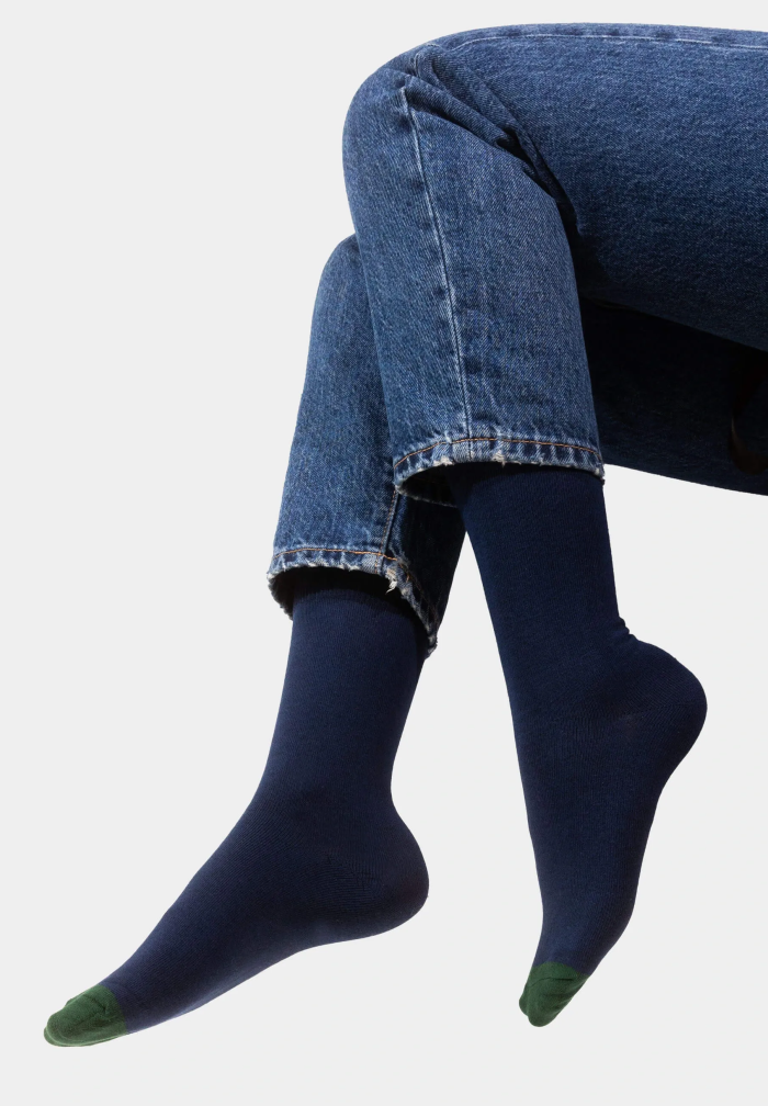 Navy blue socks