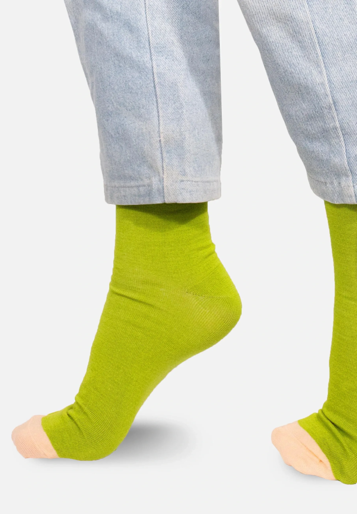 Organic cotton socks Lemongrass