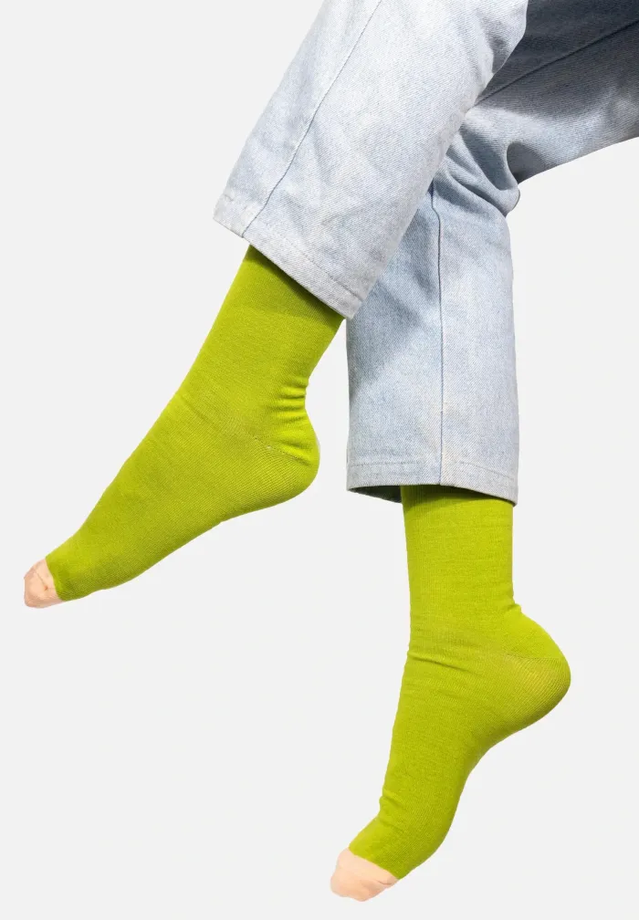 Organic cotton socks Lemongrass