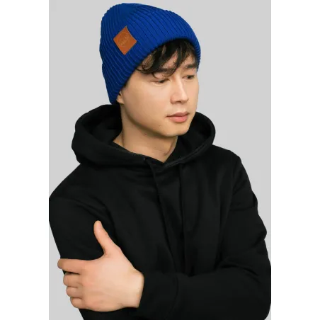 Cornflower organic cotton winter beanie