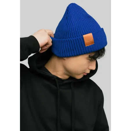 Cornflower organic cotton winter beanie