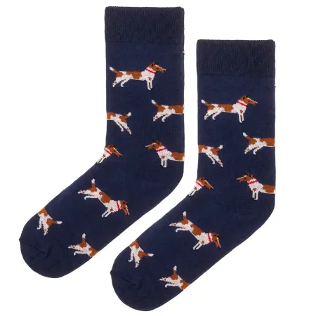 Socks organic cotton Foxteriers