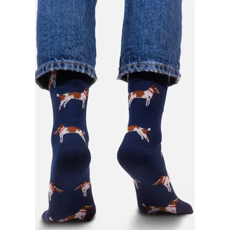 Socks organic cotton Foxteriers