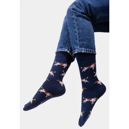 Socks organic cotton Foxteriers