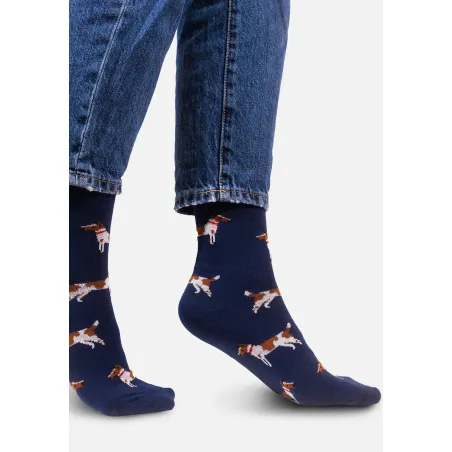Socks organic cotton Foxteriers