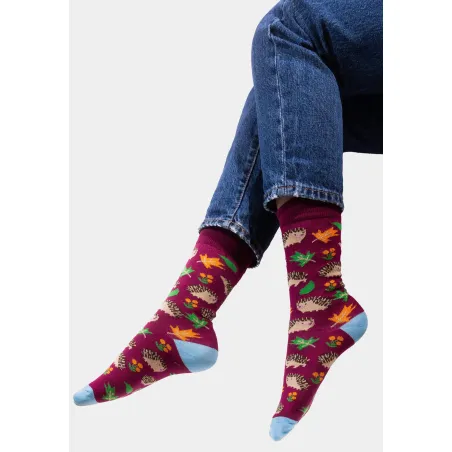 Socks organic cotton with Hedgehogs