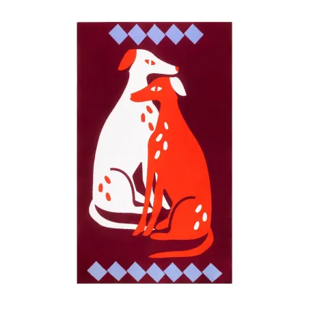 Organic Cotton Blanket Dog Sadness