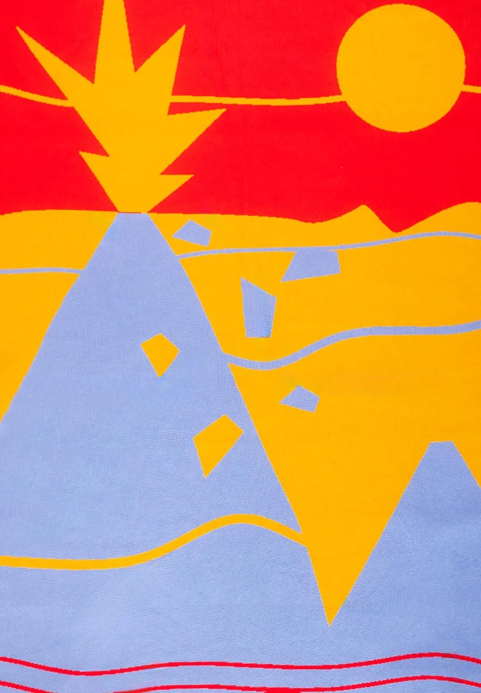 Organic Cotton Blanket Volcanoes