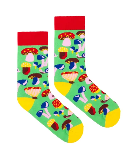 Socks organic cotton Mushrooms