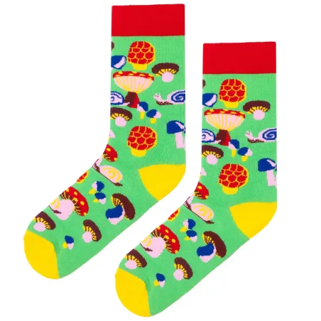 Socks organic cotton Mushrooms