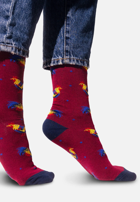 Socks organic cotton Rooster